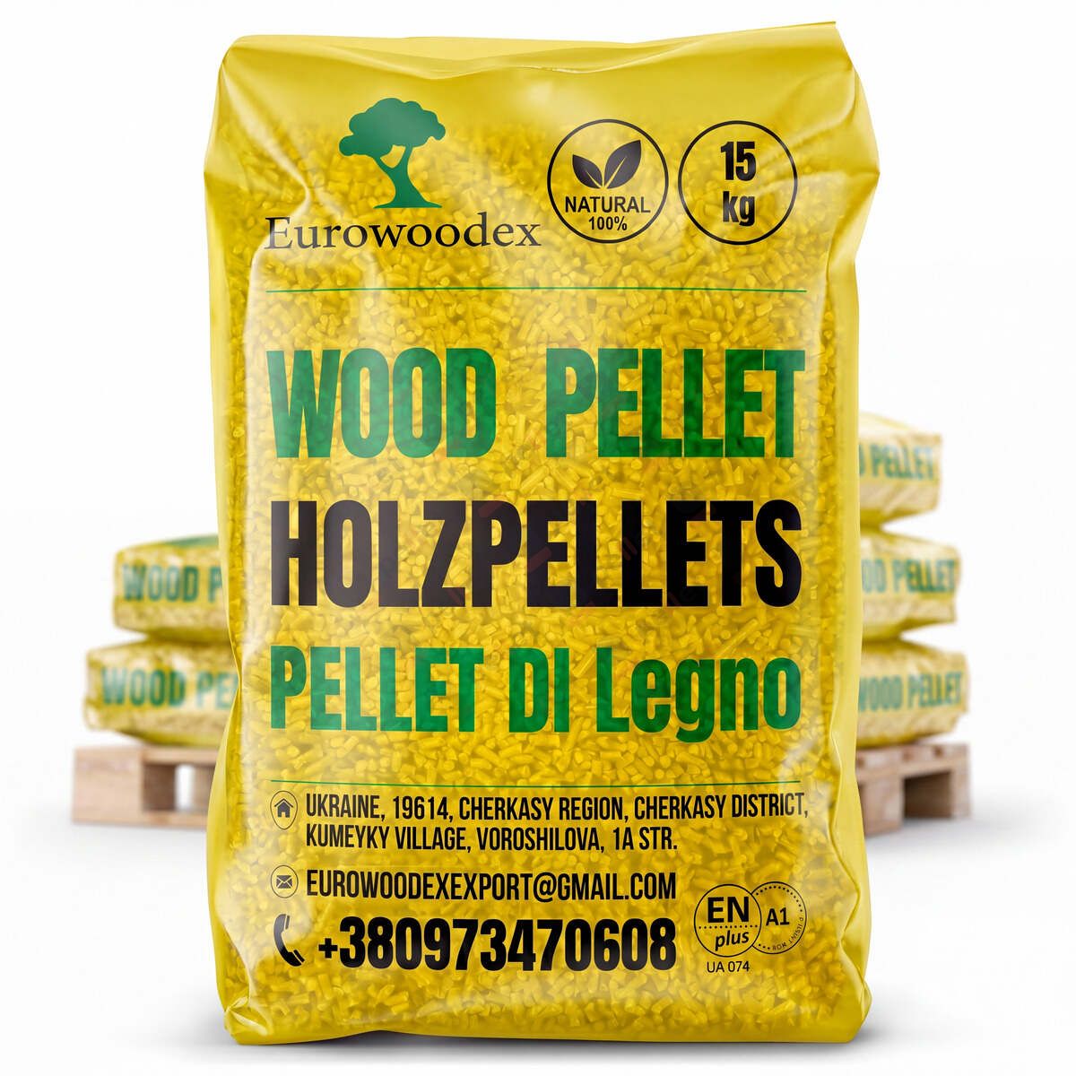 Pellet drzewny Eurowoodex 990 kg - obrazek 2