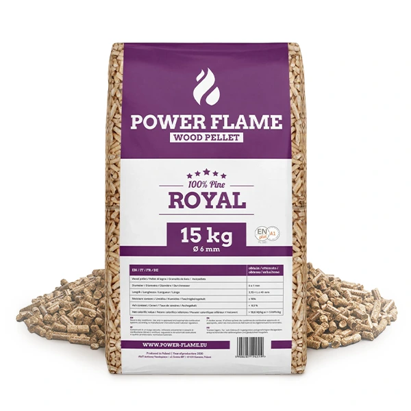Pellet drzewny Power Flame 15 kg - obrazek 2